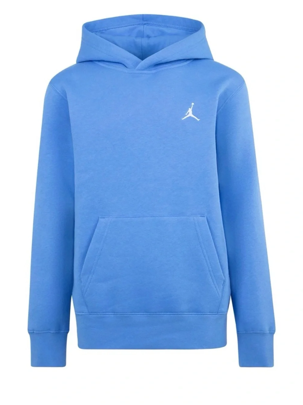 Jordan Light Blue Hoodie with Red Jumpman Logo M